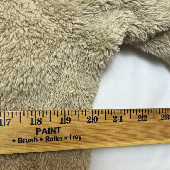 Mountain Hardwear Women’s M Tan Fuzzy Fleece Zip Up Jacket Long Sleeve Warm - Picture 5 of 6